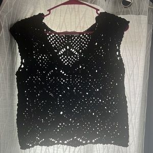 Free people beach, crochet top